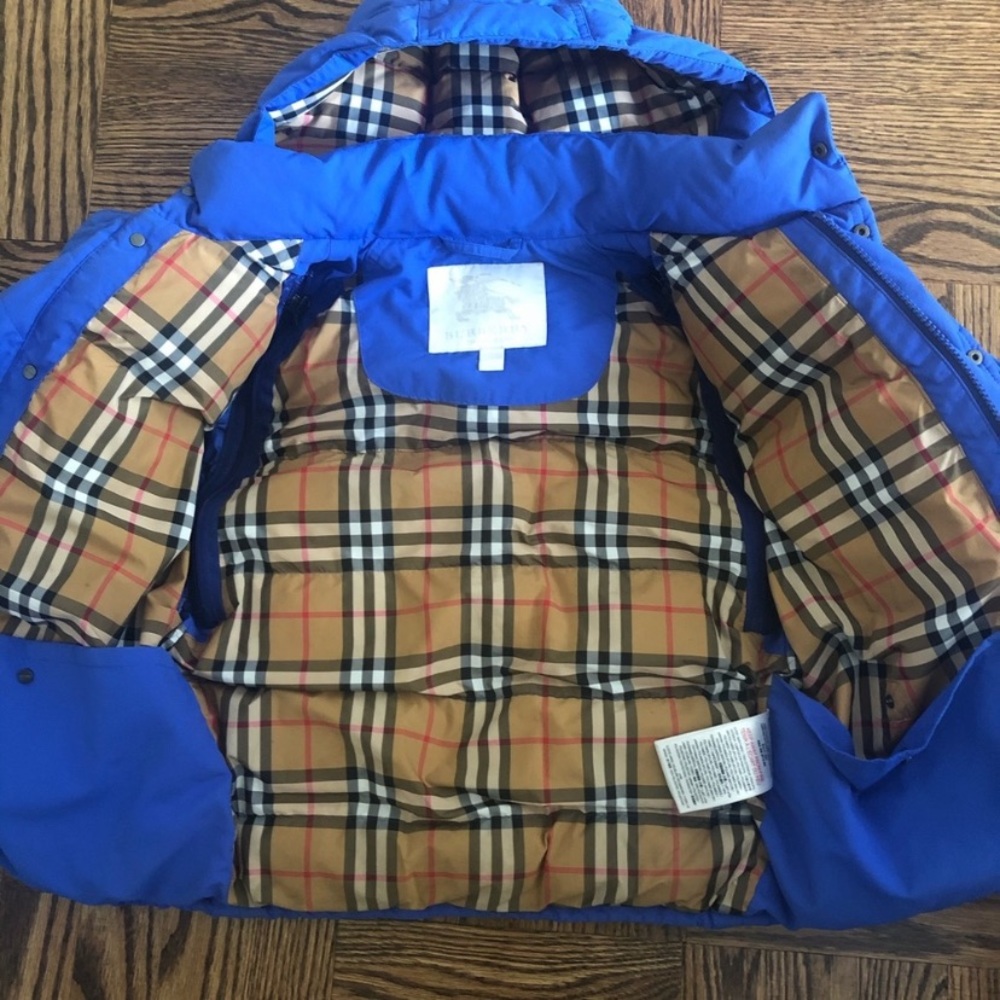 Burberry coat.